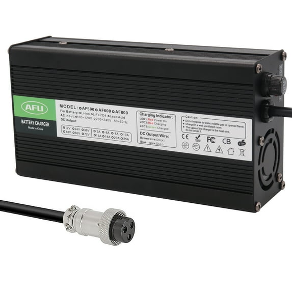 84V 5A Charger 20S 72V 74V Li-ion Battery Smart Charger Lipo/LiMn2O4/LiCoO2 battery Charger With Fan Aluminum Case