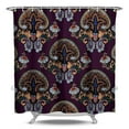 thumbnail image 1 of 84x72 Inch Chic Paisley Pattern Shower Curtain Vintage Floral Ethnic Design Waterproof Quick Dry Machine Washable, 1 of 4