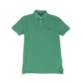 thumbnail image 1 of $85.00 Polo Ralph Lauren Men's Short Slim Sleeve Polo Shirt, Green Heather, S, 1 of 2
