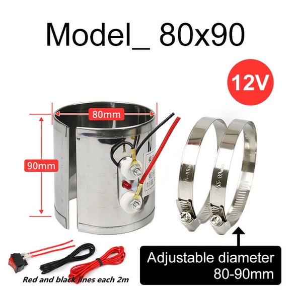 85℃ 12V 24V 120W Automatic Constant Temperature Diesel Heating Filter For 514 Car Truck Electric Heating Jacket