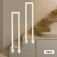 thumbnail image 1 of 85*20cm Iron Side Mount Stair Railing Hand Rail Guardrail Decorative Railing N-Shaped, 1 of 16