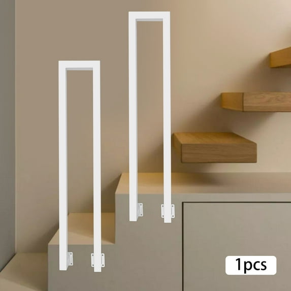 85*20cm Iron Side Mount Stair Railing Hand Rail Guardrail Decorative Railing N-Shaped