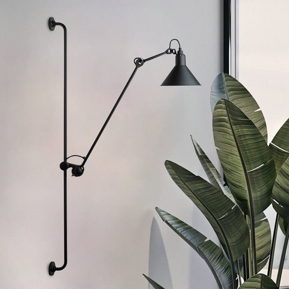 85-265V 60 W Adjustable Black Rocker Wall Lamp Wall Sconce Long Arm Bedside Light Fixture LED Lighting Area 3-8 m for The Bedside, Living Room, Bedroom, Kids' Room