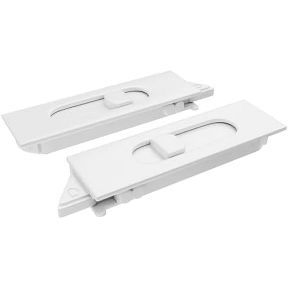 85-932RLH Snap-in Tilt Latch 85 Series Left and Right Set, White Finish,Plastic Material, 2-3/8" Length, 7/16" Thickness, 11/16" Width, Designed for Vinyl Tilt Windows