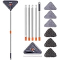 thumbnail image 1 of 85-Inch Wall Cleaner Mop with Long Handle, Wall Cleaning Mop, Window Cleaner Tool, Wall Mop, Baseboard Cleaning Tool, Wall Cleaner for Painted Walls, Mop for Walls and Ceilings, 1 of 6
