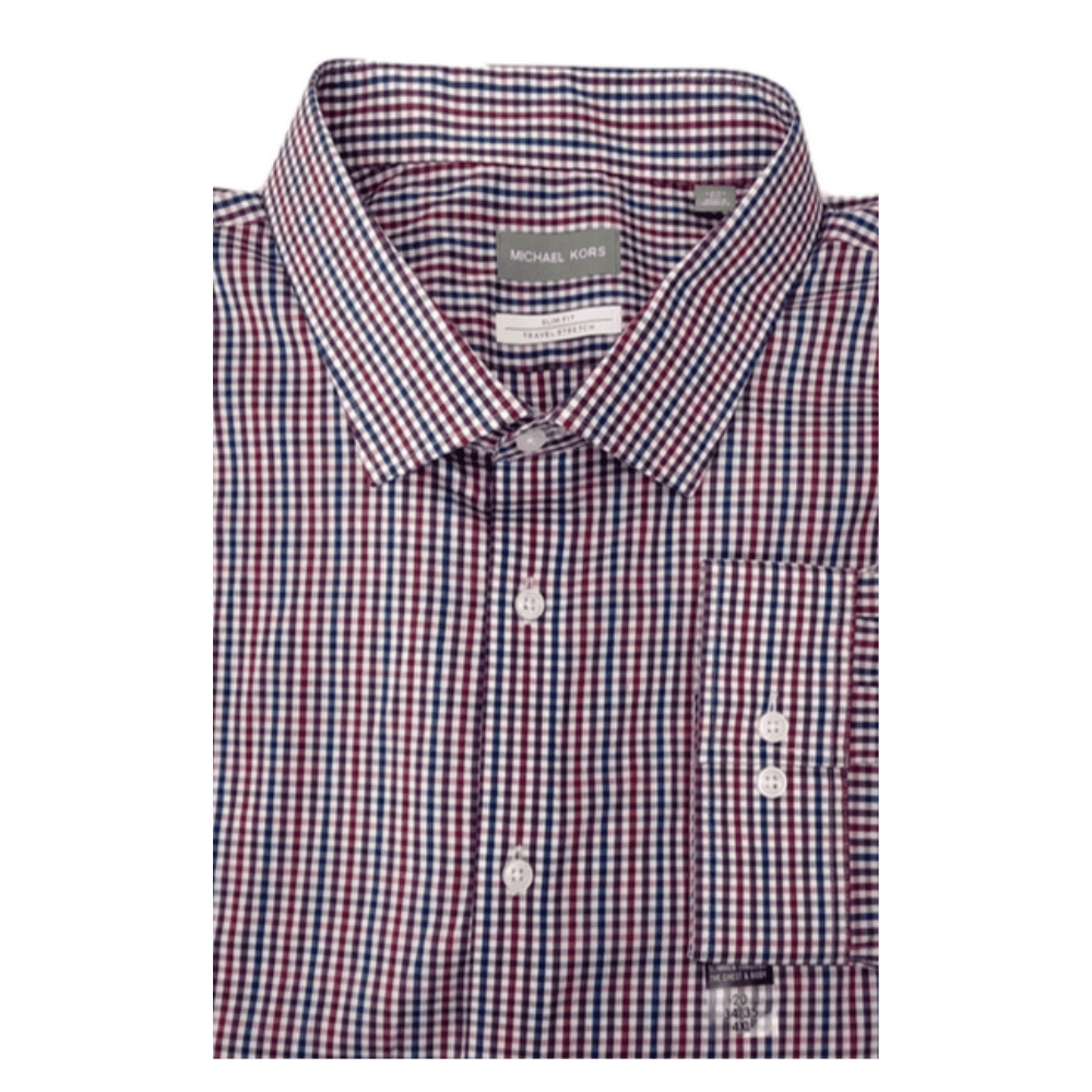 Camiseta Levis Hombre Camisa Michael Kors Logo Stretch Slim-Fit