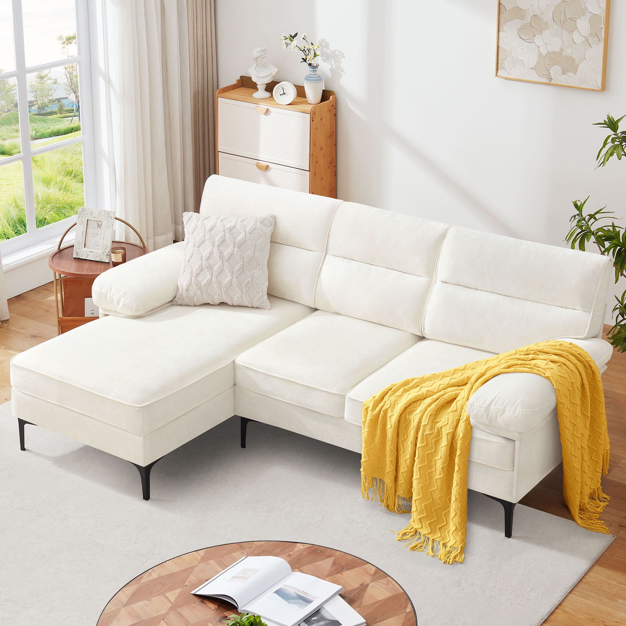 Modern sectional sofas for small spaces discount
