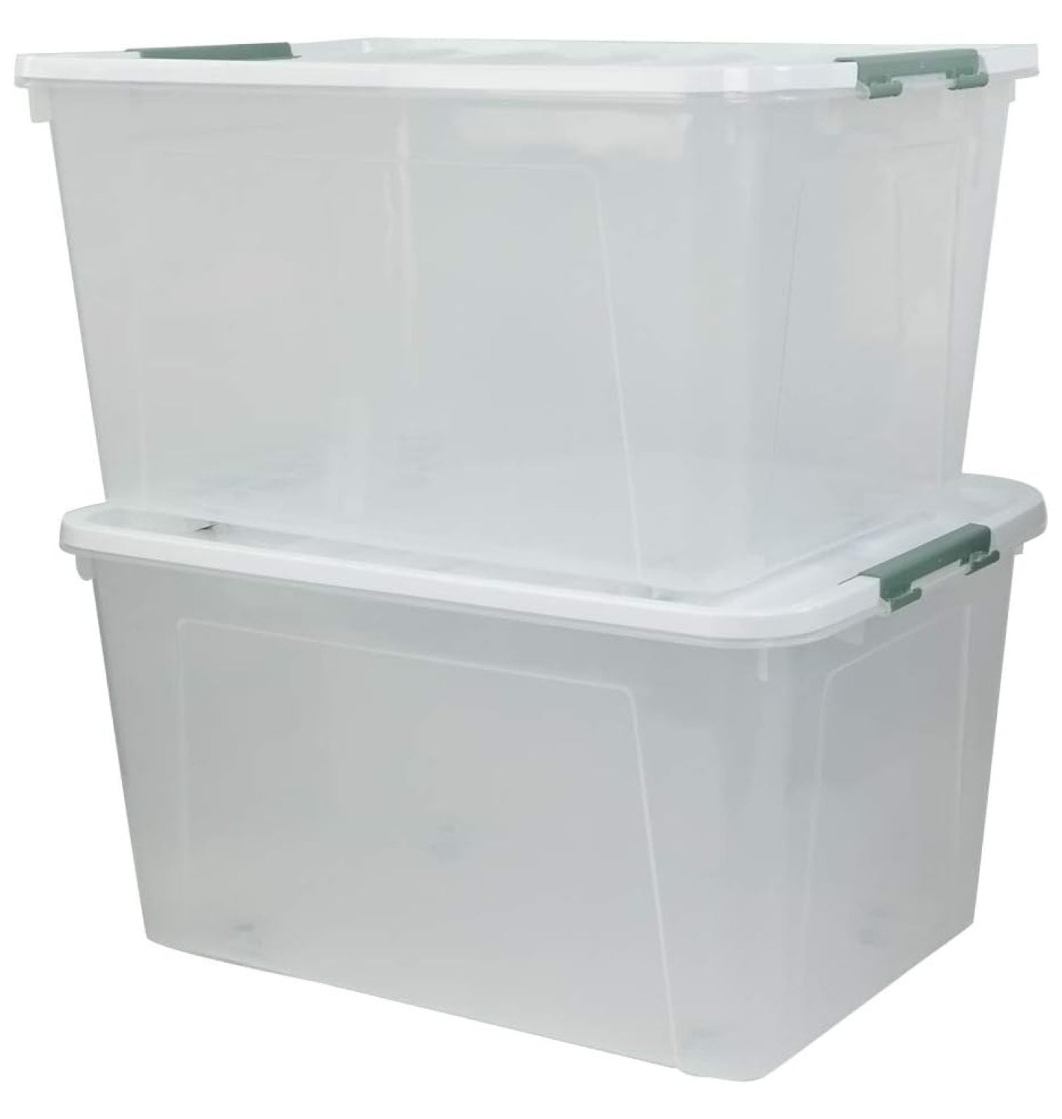 85 Quart Plastic Storage Bins with Lids and Wheels, Large Plastic Box