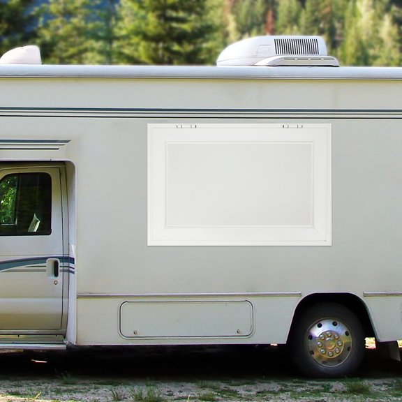 85 Rectangular Service Window 89*59*11cm for Food Trucks Serving Window