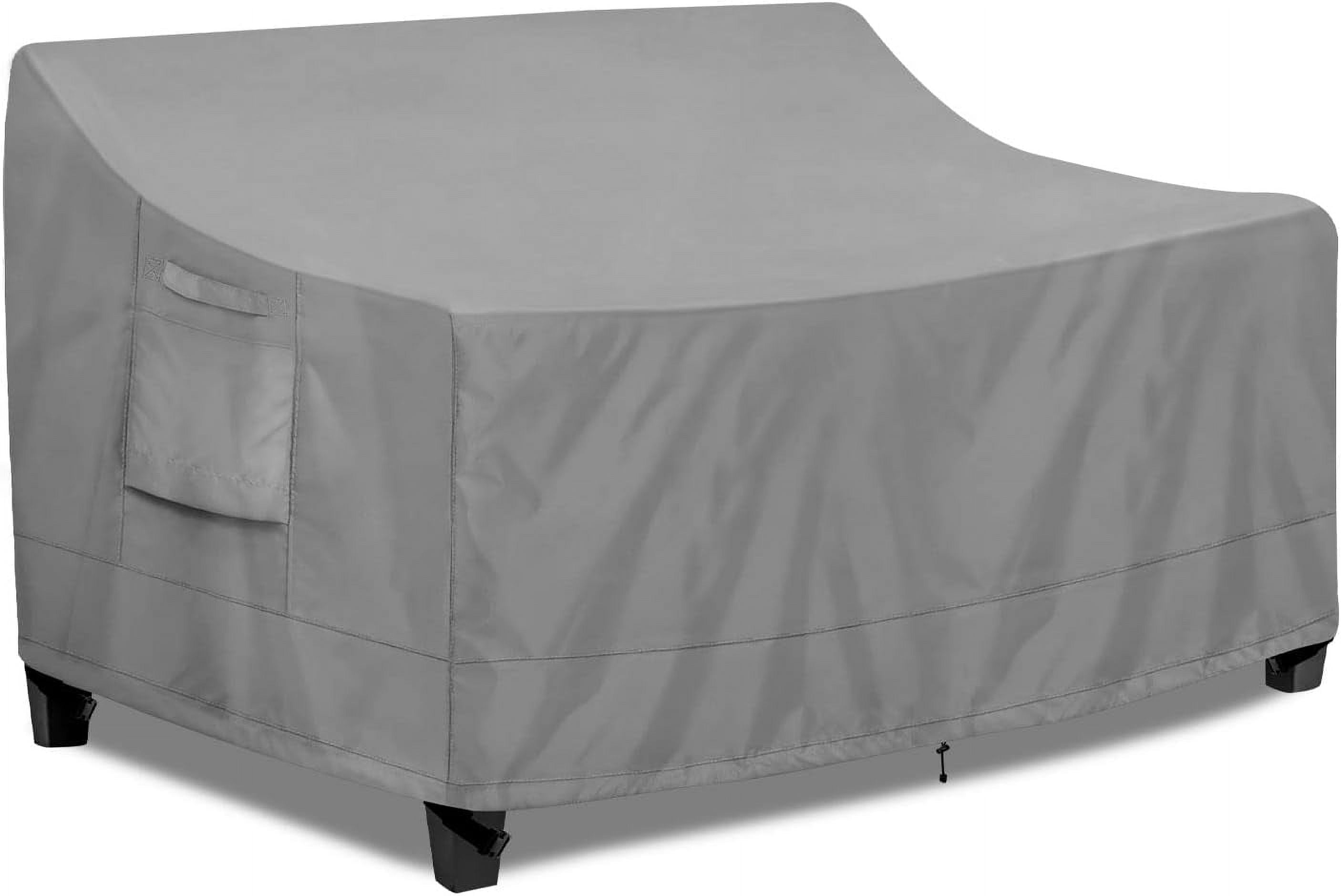 85"W x 35"D x 35"H 3-Seater Outdoor Couch Cover Waterproof Patio Sofa Furniture Cover with Air Vent and Handles