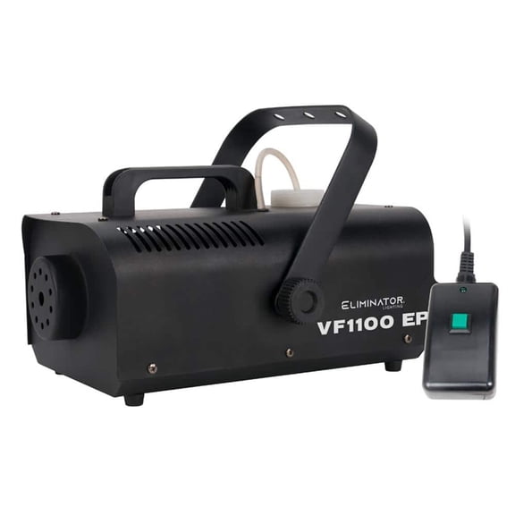 850-Watt mobile fog machine High efficiency heater block burns through fog with less residue Low fog fluid shut off sensor to protect pump
