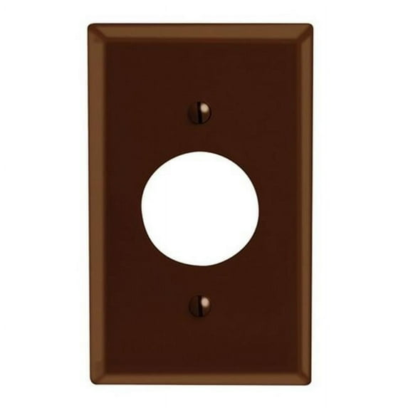 85004-000 1 Gang Brown Power Outlet Wall Plate