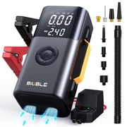 8500A Multi-function Car Jump Starter with Air Inflator/Deflator Compressor, 7-in-1 Car Battery Jump Starter with LED Emergency Light,Portable Car Jump Starter for Gasoline or Diesel
