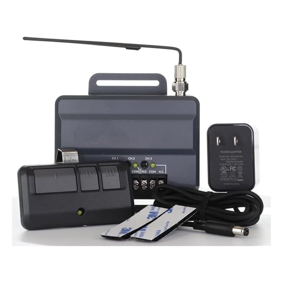 850LM Universal Gate and Garage Door Opener Receiver, , & Power Supply Kit - Compatible with Liftmaster Gate Door Openers and Garage Doors - Works All Brands | RR850LM