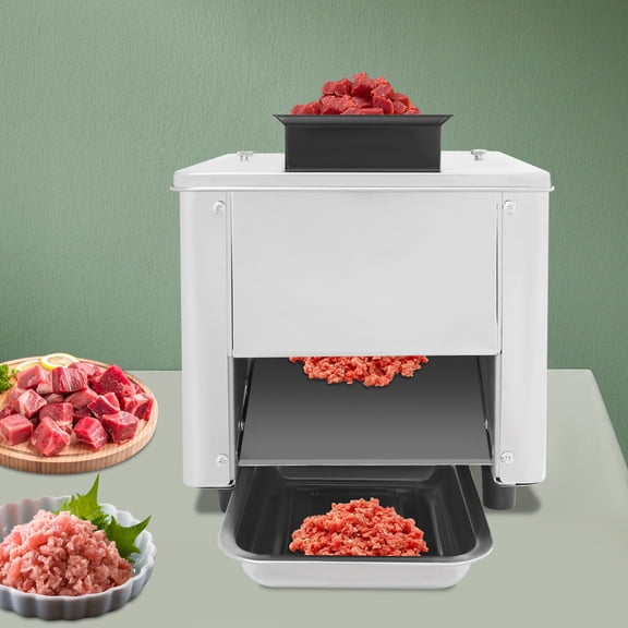 850W 110V Electric Meat Slicer Shredded Cutting Machine Stainless Steel Meat Cutting Machine for Homes