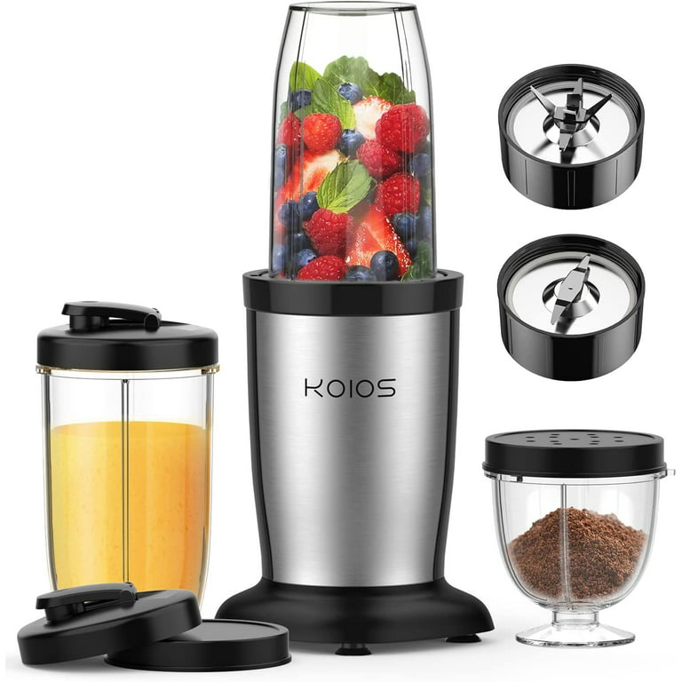 850W Bullet Personal Blender for Shakes and Smoothies, 11 Pieces Set  Blender for Kitchen, Coffee Grinder for Beans, Portable Travel Mixer