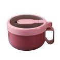 thumbnail image 1 of 850ml Microwave Ramen Bowl - Lidded Noodle & Soup Cooker for Instant Meals, College Dorm Room Essential with Easy-Grip Handles for Quick Cooking, 1 of 7