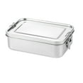 thumbnail image 1 of 850ml Stainless Steel Lunch Box, Leak Proof Lid Bento Boxes with Lock Clip,Metal Lunch Box Portable Food Containers, 1 of 6