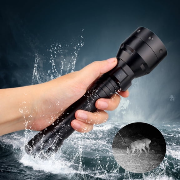 850nm Infrared Focusable Hunting LED Flashlight,Long Range Stealth Night Vision Torch,Shockproof Replaceable Lamp Bead Outdoor Infrared Light for Wildlife Observation Night Field Exploration Use