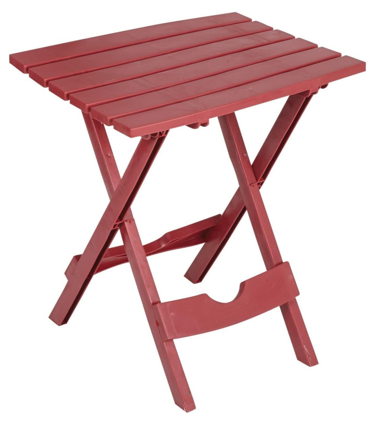 8510-95-3700 Quik-Fold Side Table, No Size, Merlot - Walmart.com