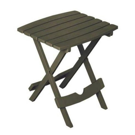 8510603734 Quick Fold Side Table, Earth Brown