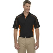 85113 Extreme Men's Eperformance Fuse Snag Protection Polo Black Orange S