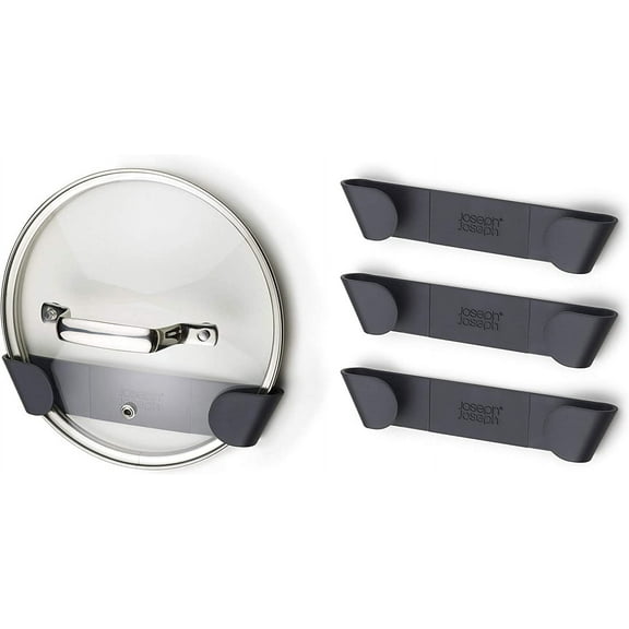 - 85149 CupboardStore Cabinet Door Pan Lid Organizer, Gray, 4 count (pack of 1)