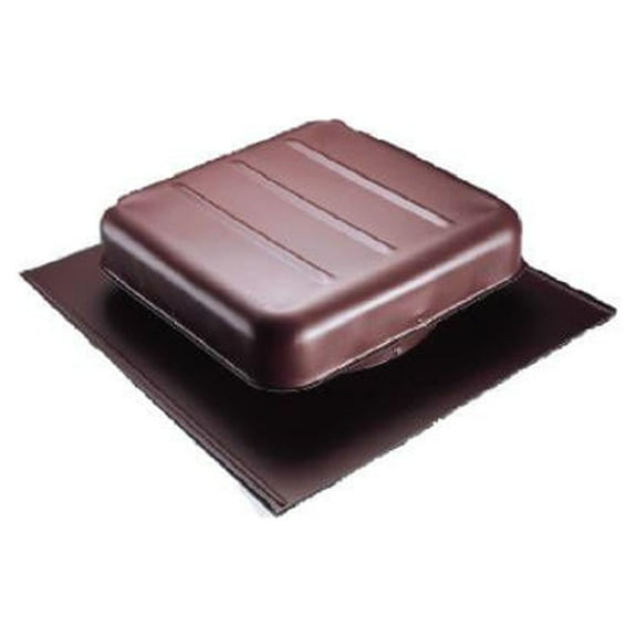 85158 Square Roof-Vent, Square, Brown Aluminum, 9-In. Diam. Opening - Quantity 6