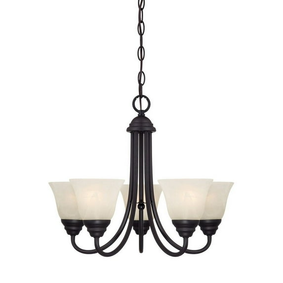 85185-ORB-Designers Fountain-Kendall - Five Light Chandelier-Oil Rubbed Bronze Finish
