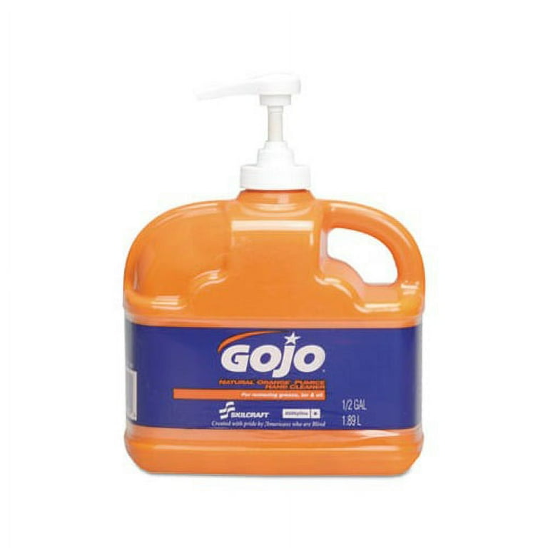 NATURAL ORANGE Pumice Hand Cleaner, Citrus, 1 gal Pump Bottle, 2/Carton NATURAL ORANGE Pumice Hand Cleaner, Citrus, 1 gal Pump Bottle, 2/Carton