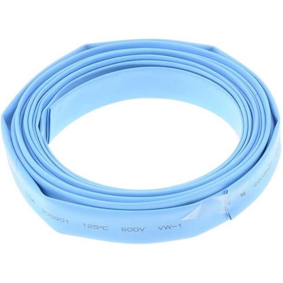 85287 16 14 Gauge 96 In. Blue Pvc Heat Shrink Tubing