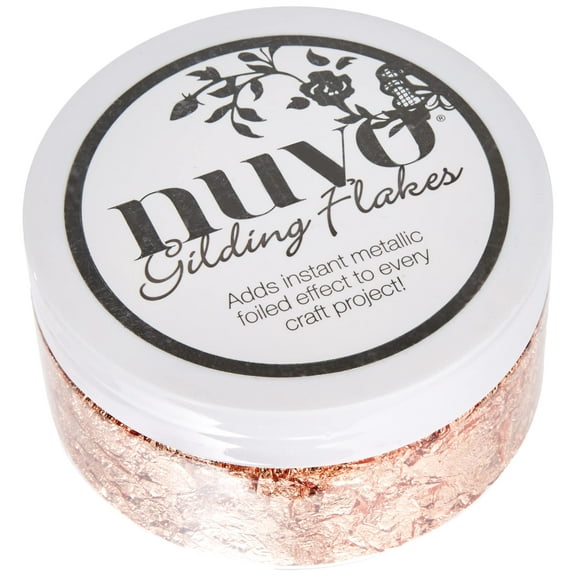 852N Nuvo Gilding Flakes, 6.8 oz, Sunkissed Copper