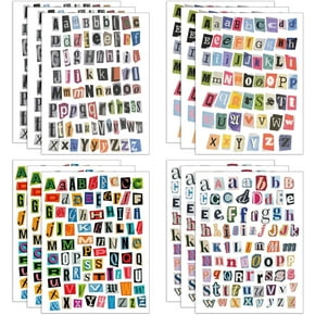 Shop Small Letter and Alphabet Stickers for Crafts and DIY Projects