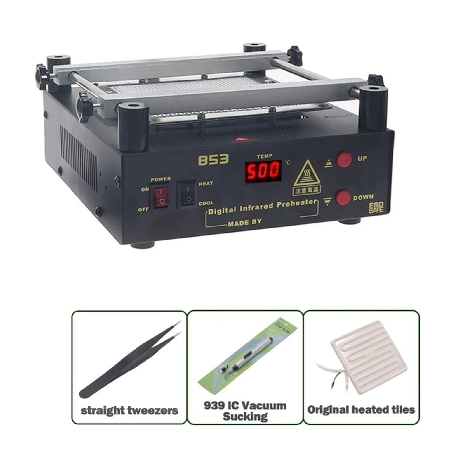 853 Bottom Heating Preheating Station PCB Preheater Soldering Station 853 Bottom Heating Preheating Station PCB Preheater Soldering Station