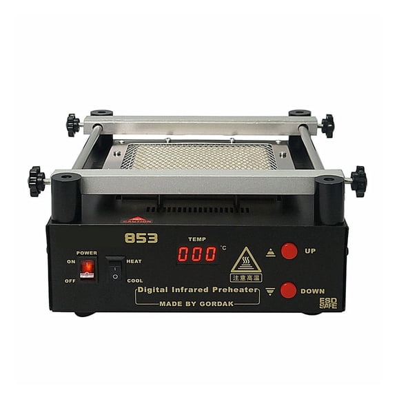 853 IR Infrared Preheating Station Lead Free Preheater For BGA Repairing Desolder Of PCB Board Tools Kit