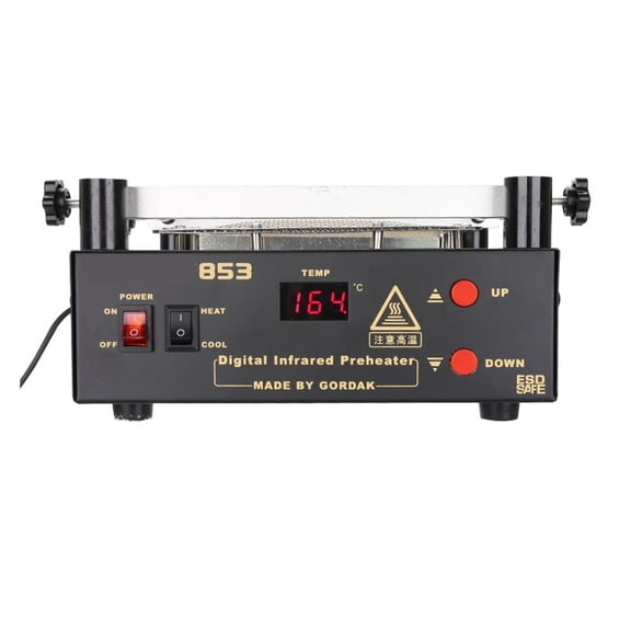 853 IR Infrared Preheating Station Lead-free Preheater For BGA Repairing Desoldering Of PCB Board Tools Kit ,Easy Operation