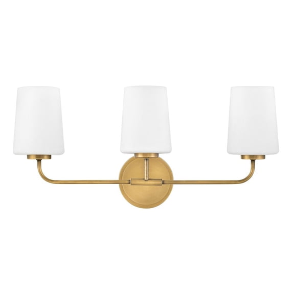 853453HB Lark Kline - 36W 3 LED Bath Vanity-11 Inches Tall and 23.75 Inches Wide-Heritage Brass Finish