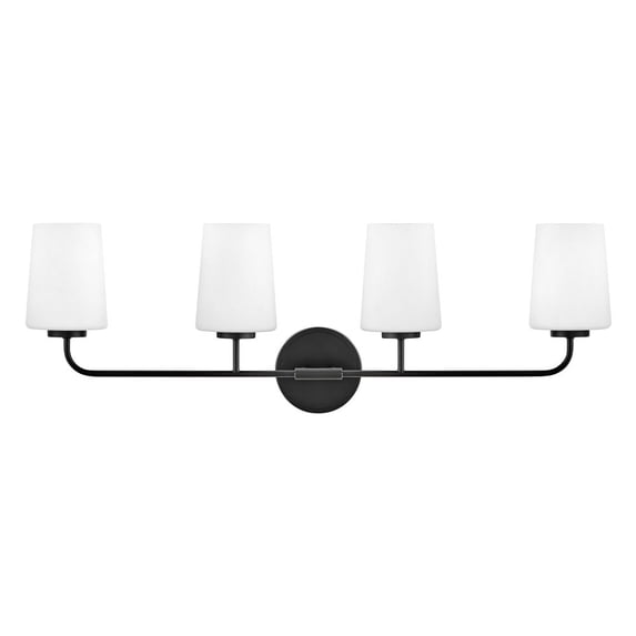 853454BK Lark Kline - 48W 4 LED Bath Vanity-11 Inches Tall and 33 Inches Wide-Black Finish