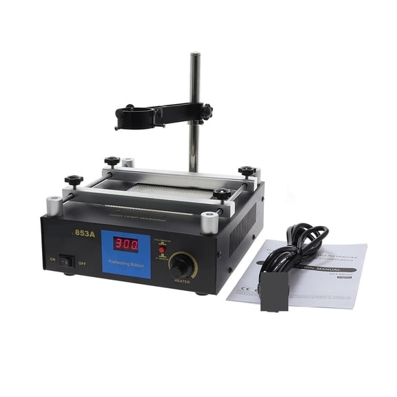 853A ESD BGA Rework Station Digital IR Preheat Station Soldering Station PCB Desoldering