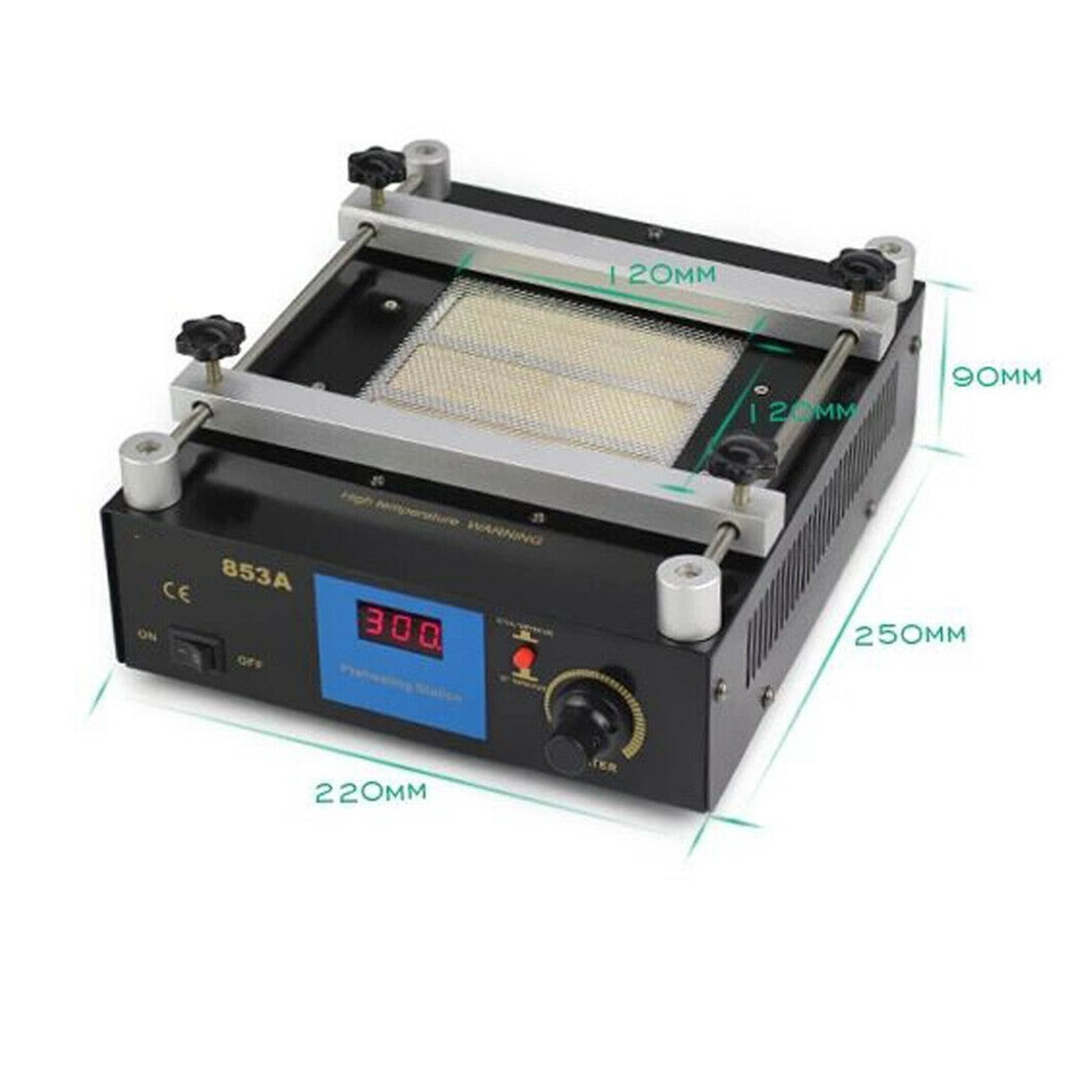 Electronic Rework Table 853A Infrared Preheating Table Digital Rework Station BGA Preheating ...