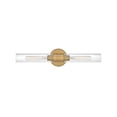 thumbnail image 1 of 85402LCB Lark Shea - 2 Light Bath Vanity In Transitional and Modern Style-5.25 Inches Tall and 24 Inches Wide-Lacquered Brass Finish, 1 of 22