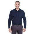 thumbnail image 1 of 8542 UltraClub Unisex Long-Sleeve Whisper Pique Solid Polo Shirt, 1 of 3