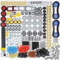 thumbnail image 1 of 854pcs Technic Parts and Pieces Set: Gears, Axles, Pins, Connectors, Differential, Tracks, Shock Absorbers, etc. Compatible with Major Brands. Toy Building Block for MOC Technical Accessories kit., 1 of 6