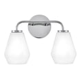 thumbnail image 1 of 85502CM Lark Gio - 20W 2 LED Bath Vanity-10.25 Inches Tall and 14.75 Inches Wide-Chrome Finish, 1 of 19