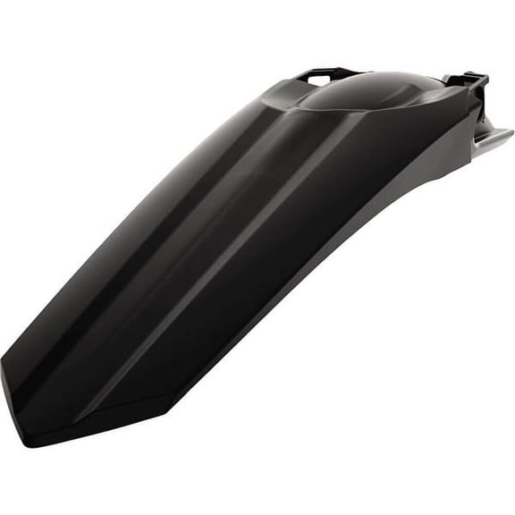 Polisport Rear Fender Black Gloss Polypropylene OEM Replacement for Honda CRF Dirt Bike Off-Road (8554100003)
