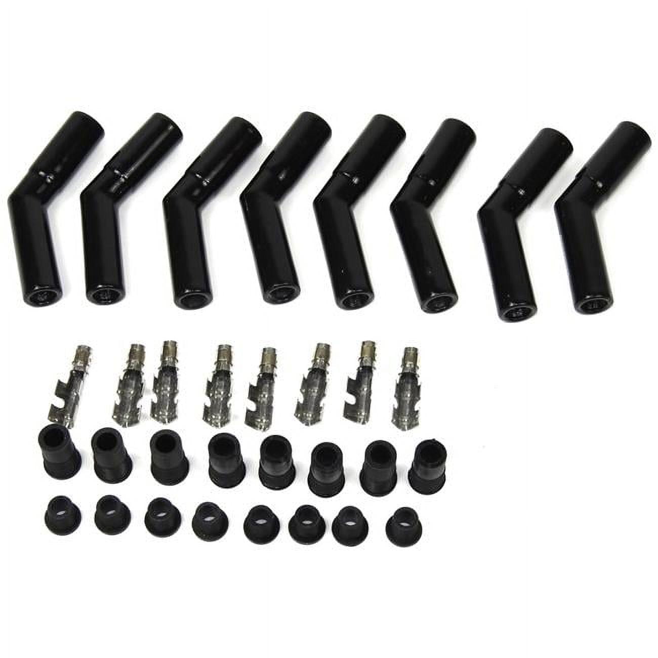 PerTronix Ceramic Spark Plug Boot Kit 45-Degree (8pk Black) 8563HT-8 PerTronix Ceramic Spark Plug Boot Kit 45-Degree (8pk Black) 8563HT-8