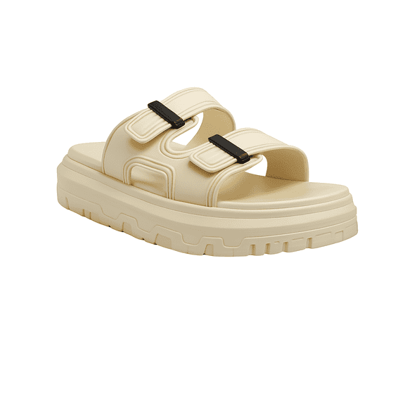 858-1 Men’s Footbed Sandals – Adjustable Double Strap Cork-Style Slides | Soft Arch Support Insole | Slip-Resistant Sole | Casual Walking Sandals for Summer, Travel & Daily Comfort