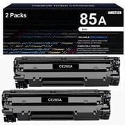 خرطوشة حبر 85A سوداء متوافقة مع طابعة HP 85A CE285A CE285D 285A Laserjet Pro P1102w M1212nf MFP P1102 P1102whp M1217nfw M1132 1102w M1212 M1217 حبر أسود، عبوتان، CE285AT1