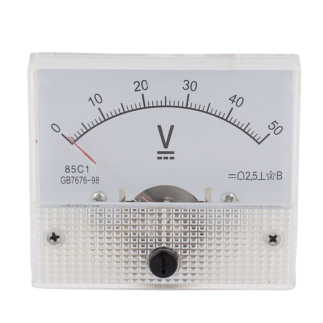 Voltmètre 85C1 DC 0-100V 0-300V 0-500V Rectangulaire Classe 2.5 Panneau  Analogique Volt Voltmètre Jauge - DC 0-500 V Baoblaze - Cdiscount Bricolage