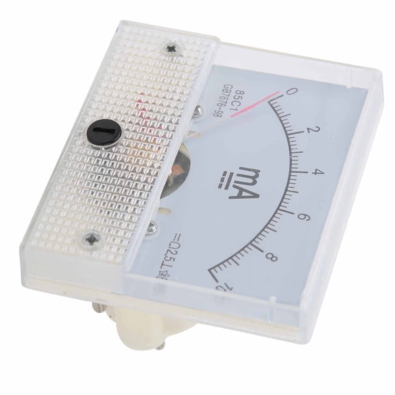 85C1 DC 0-10MA Pointer Ammeter Head Ampere Meter Panel Current Measuring Instrument